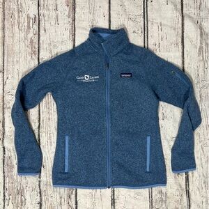 Patagonia Blue Better Sweater Camp Laurel Maine Fleece Womens Coat Jacket